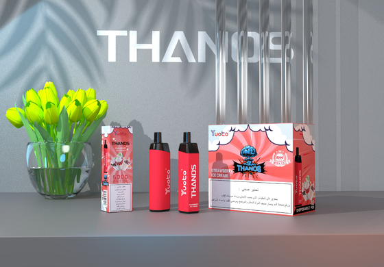 Yuoto قلم VAPE يمكن التخلص منه ثانوس 5000puffs 19 نكهة نفخة Plus XXL 0٪ / 2٪ / 5٪ ملح نيكوتين Ecig بالجملة OEM