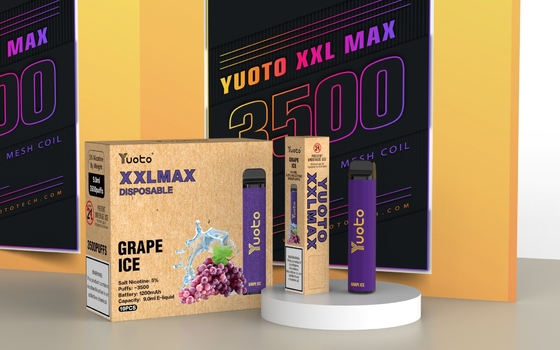 Yuoto XXL ماكس 0٪ 2٪ 5٪ نيك السجائر الإلكترونية المعبأة مسبقًا خرطوشة ملف شبكي