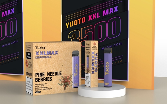 Yuoto XXL ماكس 0٪ 2٪ 5٪ نيك السجائر الإلكترونية المعبأة مسبقًا خرطوشة ملف شبكي