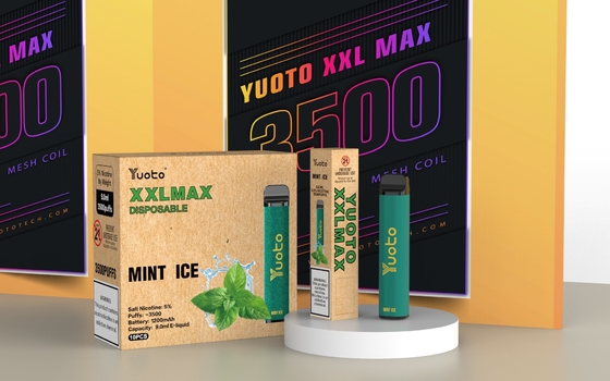 نكهة الفاكهة Yuoto XXL Max 3500 Puffs Bar 9ml E سائل Vape Pen 20mg Nic