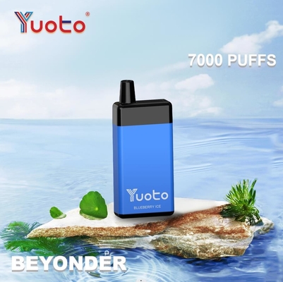 يوتو الأصلي الـ Vape المستخدمة لمرة واحدة بيوندر 7000 نفخة قابلة لإعادة الشحن