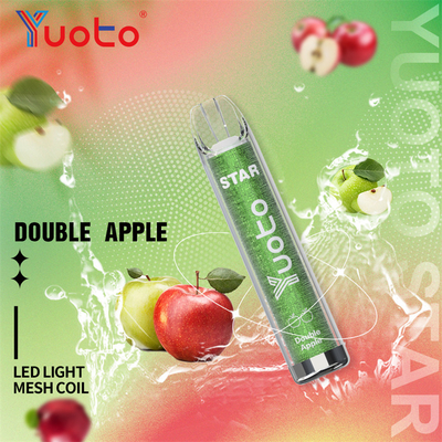1.2ohm يمكن التخلص منها 3000 نفث Yuoto Vape Star مع 16 لون