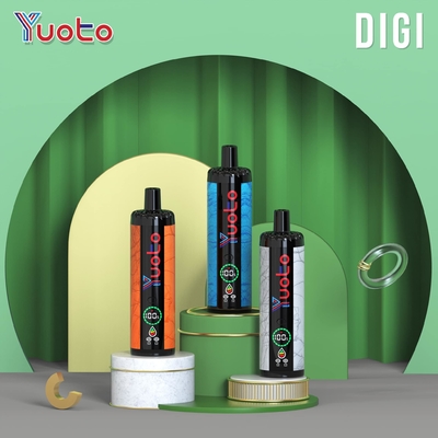 الـ Vape البلاستيكي الـ 850mAh 15000 نفخة تدفق الهواء القابل للتعديل 23 نكهة DualMesh Coil