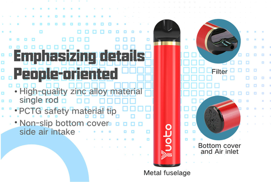 23 نكهة 1500 نفث يمكن التخلص منها Vape 5ml E Juice Capacity شهادة CE CF