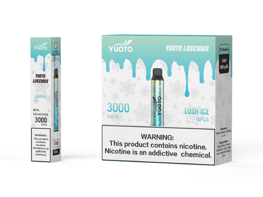 Yuoto 22 Flavored E Cigs بدون أزرار ، سهل الاستخدام مع بطارية 1350mAh