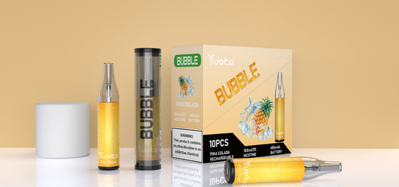 Yuoto Vape مشهورة بجودة عالية 5٪ ملح النيكوتين القابل للتصرف Vape Original Yuoto Vape Ecigs