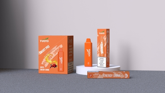 YUOTO SMART PRO 1500puff 2-5 ٪ Mg يمكن التخلص منها E cig Square Line مع بطارية 800mAh