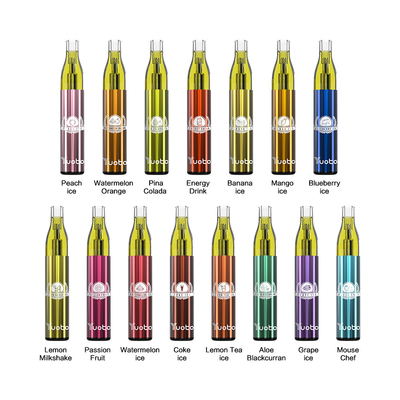 650mah 1200 Puffs Vape، 22x110mm E Vapor Cigarette بدون صيانة