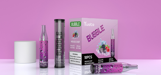 المصنع الأصلي في الصين Yuoto Bubble 4000puffs 10ml 650mah قابلة لإعادة الشحن yuoto المتاح vape القرون شبكة لفائف