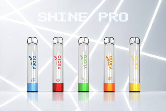 Yuoto Shine 2000 Puffs للاستعمال مرة واحدة فيب VAPE سهل الحمل بأذواق رائعة