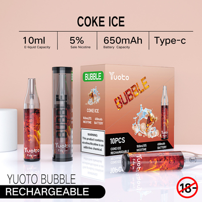 لا يوجد صيانة 4500 Puff Bar تصميم أسطواني نوع C قابل للشحن
