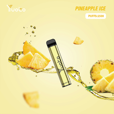 Yuoto XXL 2500puffs 1200mAh 7ml سائل مربع الشكل Yuoto المتاح vape yuotovape الأصلي مصنع vape pod في الصين