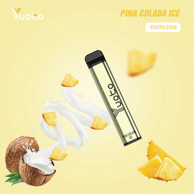 Yuoto XXL 2500puffs 1200mAh 7ml سائل مربع الشكل Yuoto المتاح vape yuotovape الأصلي مصنع vape pod في الصين