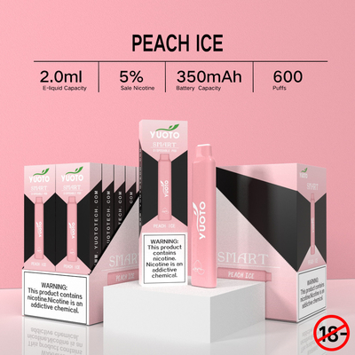 Yuoto Smart 600 Puffs vape من Shenzhen China Vape Manufatrare Yuoto Logo On Product Pod System
