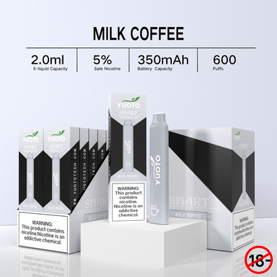 Yuoto Smart 600 Puffs vape من Shenzhen China Vape Manufatrare Yuoto Logo On Product Pod System