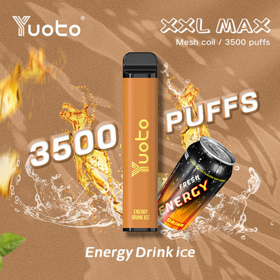 يوتو إستخدام الـ Vape XXL MAX 3500 القناني الجهاز النكهات