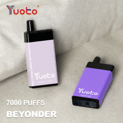 نكهة مستقرة Yuoto Beyonder 7000 Puffs، لفائف شبكية يمكن التخلص منها